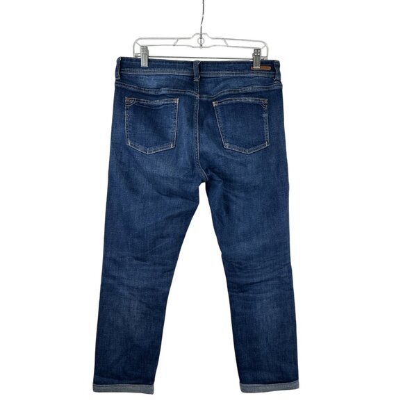 PILCRO Anthropologie Womens 29 Slim Boyfriend Jeans Straight  Mid Rise Medium - Picture 2 of 16